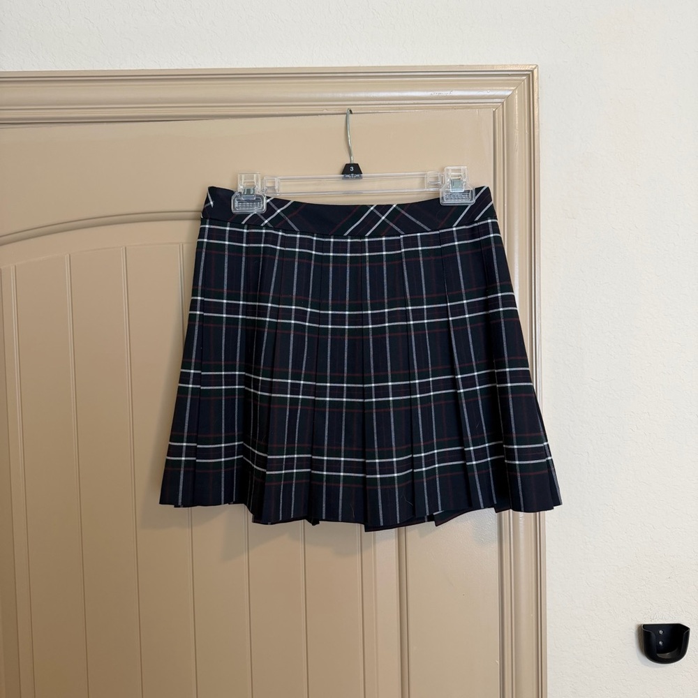 Aritzia Sunday Best Black Plaid Pleated Skirt S/6